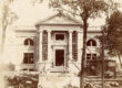 Archival photo of construction of Leavenworth, KS, Carnegie Library