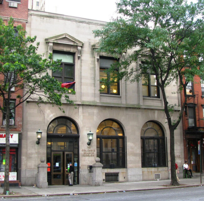 Columbus Branch New York, New York 10019