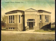 Historic photo postcard of a library in Alamosa, Colorado